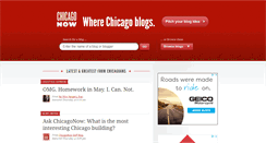 Desktop Screenshot of chicagonow.com