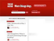 Tablet Screenshot of chicagonow.com